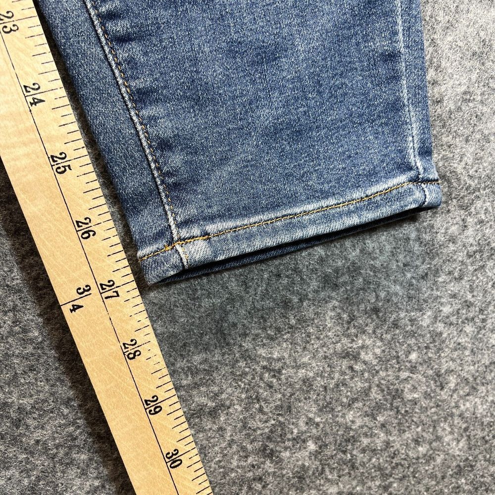 Everlane Jeans Womens Size 32 Mid‎ Rise Skinny Medium Blue Stretch Denim - Picture 7 of 13